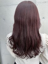 アチーブ ヘア デザイン(achieve hair design)&nbsp;大人可愛いピンクブラウンゆるふわナチュラルウェーブロング