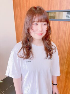 メープル(maple) レイヤー×ラフな巻き髪styling