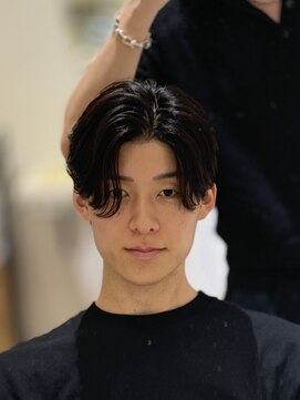 バース 梅田中崎町店(BIRTH) ニュアンスパーマフェザーパーマセンターパートワンカールパーマ