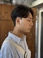 毛流れセンターパートショート
