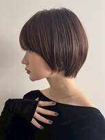 表参道白髪ぼかし上品ショートボブアッシュベージュ30代40代