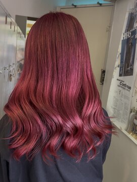 クレア 茅ヶ崎(CREA) チェリーレッドカラー/ダブルカラー/ブリーチ/暖色カラー