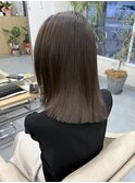 ミディアムヘア☆オリーブカラー