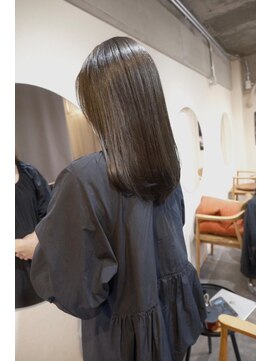 ニード(need) オリーブベージュ髪質改善カラー