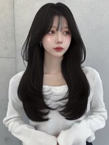 ユーフォリア 渋谷グランデ(Euphoria SHIBUYA GRANDE)&nbsp;韓国ヘア レイヤーカット コリンブラック SAYAKA