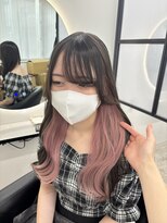 シーバイスリー 綱島(C×3)&nbsp;インナーカラー × ペールピンク