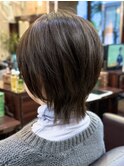 くびれレイヤーウルフ◎30代40代50代60代【池袋/脱白髪染め】