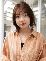 カフネ(cafne)&nbsp;ボブウルフ＊切りっぱなしボブ＊20代30代40代＊田中啓之