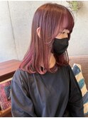 インナーカラーピンク