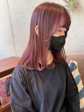 エム インターナショナル 春日部本店(EMU international) インナーカラーピンク