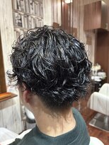 クリエイティブヘアーエィス(creative hair Ace)&nbsp;MEN’S HAIR/サーフカール/刈り上げセンターパート/登米市