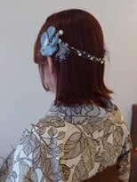 フェスト ヘア メイクアップ(Fest hair makeup) ボブハーフアップアレンジ/卒業式・成人式ヘアセット