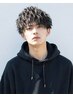 メンズカット＋ツイストパーマorスパイラルパーマ（眉カット付）