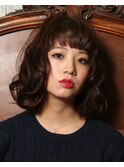 【Quroco】大人のルーズボブ低温デジタルパーマ