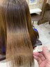 【サラサラ艶髪♪】ホホバ油配合縮毛矯正+ミルボン11種Tr +カット