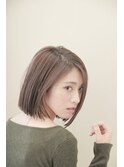 シンプルなボブ