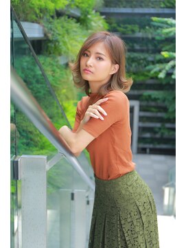 サイン ヘア イノベーション(sign HAIR INNOVATION) 大人可愛い、色気、小顔カットひし形シルエット【錦糸町】