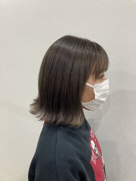ヘアサロン イリー 西那須野(iLii) 大人かわいい透明感抜群◎ワンブリーチグレー
