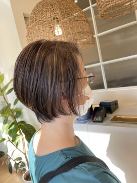 コノアラボ 守谷店(Conoah labo) オリーブグレージュ/グレージュカラー/白髪ぼかし/ハイライト