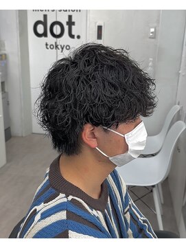 メンズ サロン ドット トウキョウ 町田店(men's salon dot. tokyo) ナチュラルマッシュ×波巻きパーマ