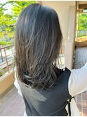 くすみ系カラー。ダークグレイアッシュ!