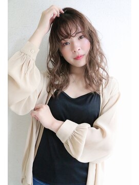 ブゾン(buZon) 【buZonブゾン】くっきりウェーブ×ベージュカラー