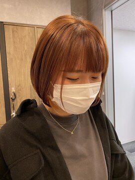 ハルキミナト ジャパン ヨコハマ(HARUKI MINATO japan YOKOHAMA) オレンジボブ 20代、30代