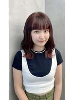 ファイブバイジエクト 堀江(FIVE by The Ect)&nbsp;前髪インナーカラー　インナーカラー　裾カラー　エンドカラー