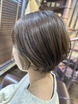 ヘアー クリエイト カルバリ(HAIR CREATE Calbari) 丸みショート×インナーグレージュ