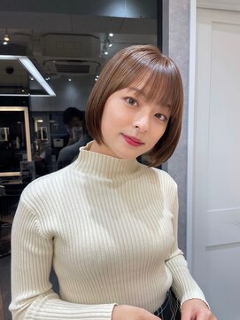 ロンドソレイユ 池袋(Lond soleil) ボブ/前髪カット/レイヤーカット×ケアブリーチ/デザインカラー