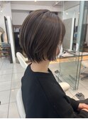 丸みショートボブ