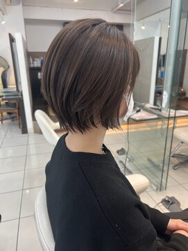 ヘアアンドデイスパ アグー(hair&dayspa AGU) 丸みショートボブ