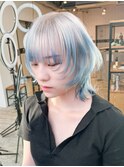ルーツウルフ_切りっぱなしボブエアリーロング_ba485061