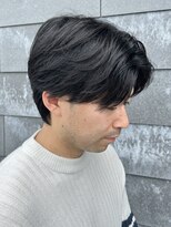 ヒュイル バイ ニアウ(Hwyl by Niau)&nbsp;メンズマッシュセンターパートスパイラルパーマニュアンスパーマ