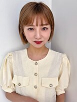 ラフ フロム ガーデン(Laf from GARDEN)&nbsp;ボブ/デザインカラー/ベージュカラー/髪質改善/韓国風