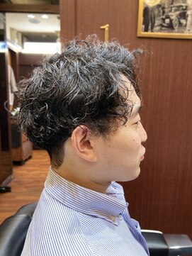 ブロートーキョー(BroTokyo) MEN'Sアッシュメンズツーブロックハードパーマ