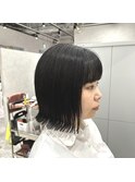 ぷつっと外はねボブ