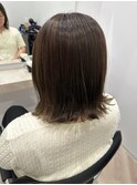 大人かわいいエギョモリ ミルクティーブラウン ひし形シルエット