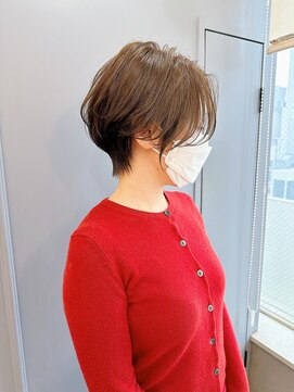トッカ ヘアアンドトリートメント 難波店 小顔似合わせカット愛されクールショート20代/30代40代50代/難波
