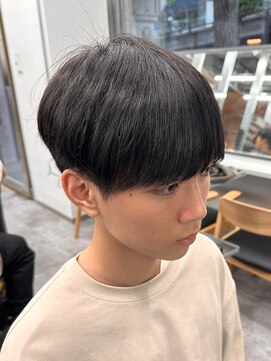 エルマーク 枚方(L-MARK) 韓国マッシュメンズマッシュツーブロック韓国カットメンズサロン