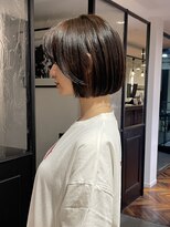 アビー 鎌倉(ABBEY)&nbsp;首が長く見える顎ラインボブスタイル/内巻きボブ/ボブヘア／鎌倉