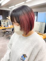 ヴェルダ 池袋店(verda)&nbsp;レッドカラー/デザインカラー/ぼぶ/yamamoto