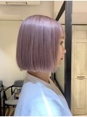 ペールラベンダー 【中野美容室/ブリーチ/ダブルカラー】