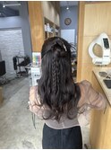 カチモリハーフアップ