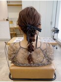 お呼ばれ/結婚式＊編み下ろしアレンジ