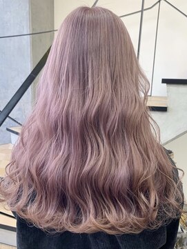 ミリ(mm) ケアブリーチ ラベンダーグレージュ カラー 韓国 髪質改善 仙台