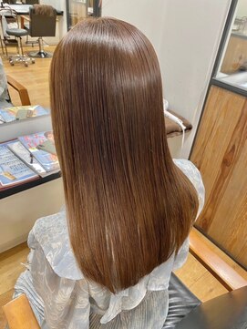 アパートメントヘアー 佐賀/髪質改善/縮毛矯正/30代40代50代/セミロング