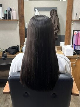 カミケン 清明店(kamiken.) うる艶ロング*美髪縮毛矯正【カミケン清明店/福島】