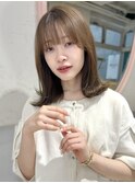 髪質改善*ワンホンレイヤーミルクグレージュ*美髪【Zina奈良】