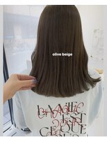 ビューバイネオリーブ 用賀店(Beau'r by neolive)&nbsp;黒髪ボブルフネビージュ小顔ワンレン《用賀》